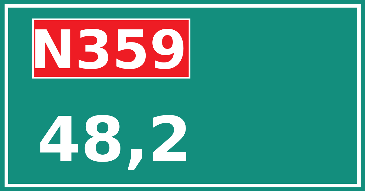 Hectometerbord N359 48,2